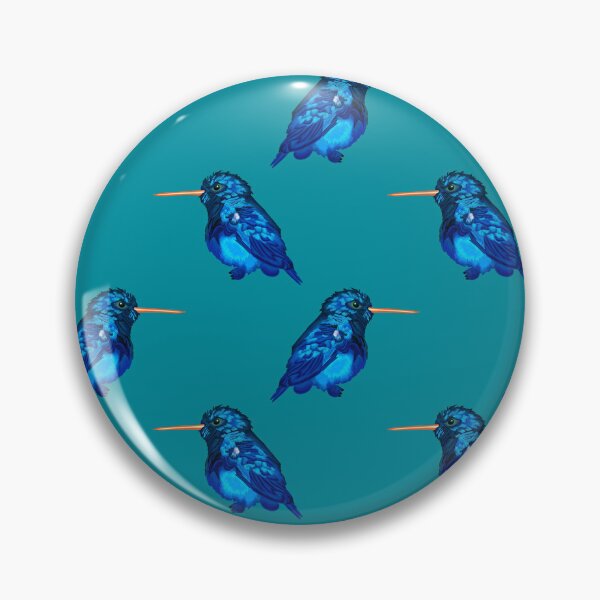 Item preview, Fluffy Hummingbird-Teal designed and sold by deblevart.