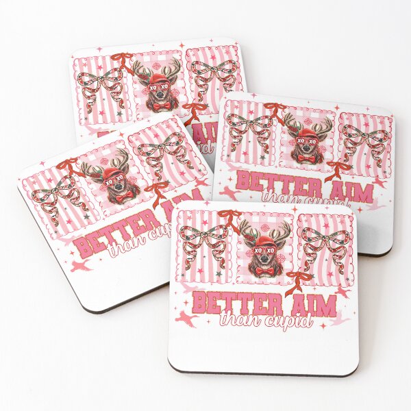 Item preview, Better Aim Than Cupid Buck Valentine, Be Mine , Cupid Love, Couple designed and sold by vintagearttee.
