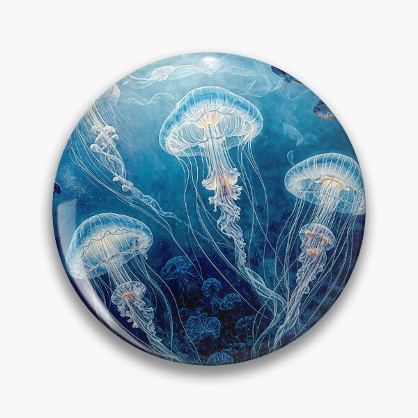 Item preview, Medusozoa, Meduza, Blue jellyfish float#10 designed and sold by Helios Be. Lavsh.