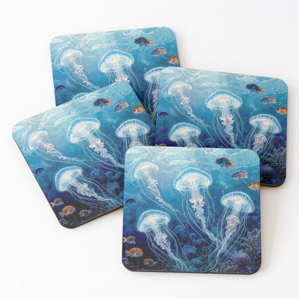 Item preview, Medusozoa, Meduza, Blue jellyfish float#10 designed and sold by Helios Be. Lavsh.