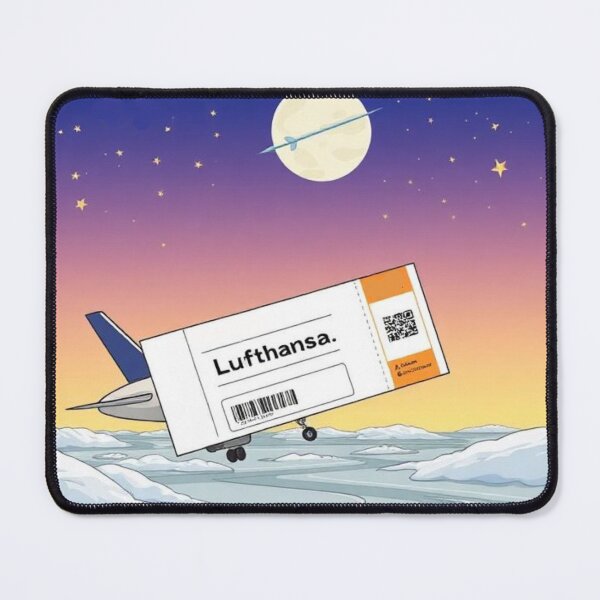 Item preview, Lufthansa Airbus ticket designed and sold by HerrArqan ⭐️⭐️⭐️⭐️.