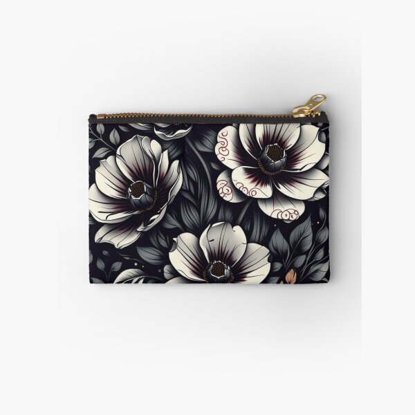 Item preview, Dark Floral Ink Drip designed and sold by WhereHopeBlooms.