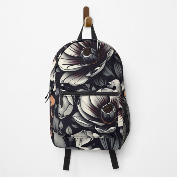 Item preview, Dark Floral Ink Drip designed and sold by WhereHopeBlooms.