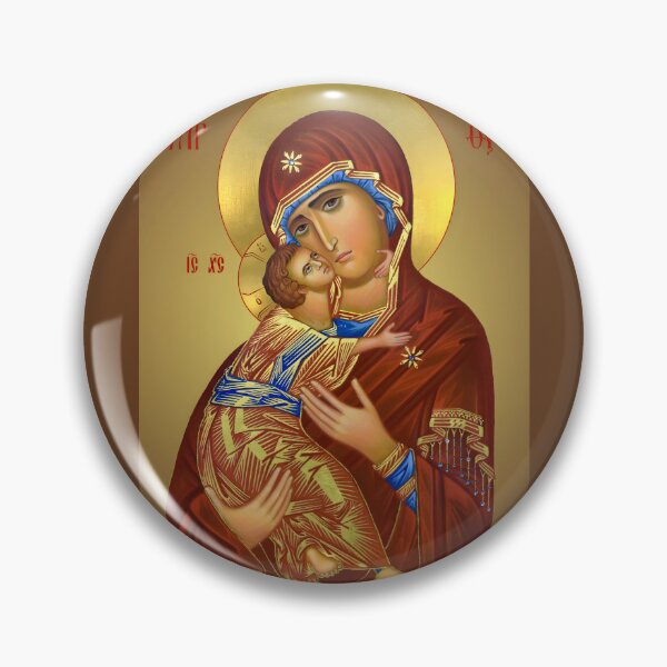 Aperçu de l'œuvre Icône de Vladimir de la Théotokos, Notre-Dame de Vladimir, Eleusa, Icône orthodoxe créée et vendue par orthodox-icon.