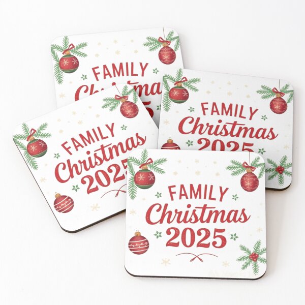 Item preview, Family Christmas 2025 PNG – Festive Holiday Ornaments & Typography Design designed and sold by BABUSHOP5.