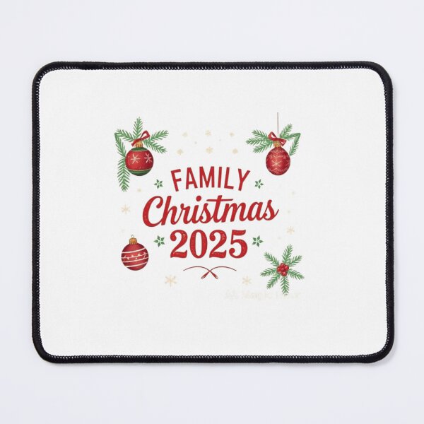 Item preview, Family Christmas 2025 PNG – Festive Holiday Ornaments & Typography Design designed and sold by BABUSHOP5.