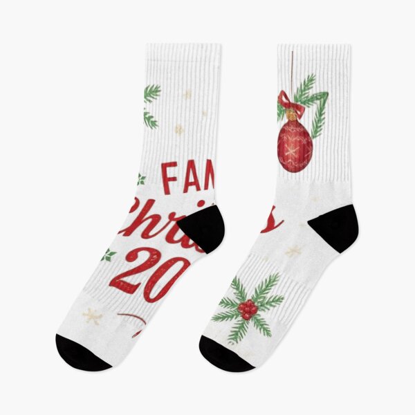 Item preview, Family Christmas 2025 PNG – Festive Holiday Ornaments & Typography Design designed and sold by BABUSHOP5.