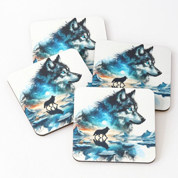 Item preview, Ice Wolf, Ai Generated Art  designed and sold by ACC .