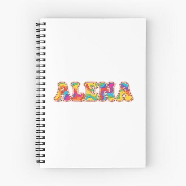 Item preview, ❤️ Alena Personalized Name Wavy Retro Shirt, Coffee Mug, Sticker Gift designed and sold by HelixPedia.