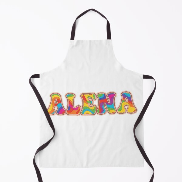 Item preview, ❤️ Alena Personalized Name Wavy Retro Shirt, Coffee Mug, Sticker Gift designed and sold by HelixPedia.
