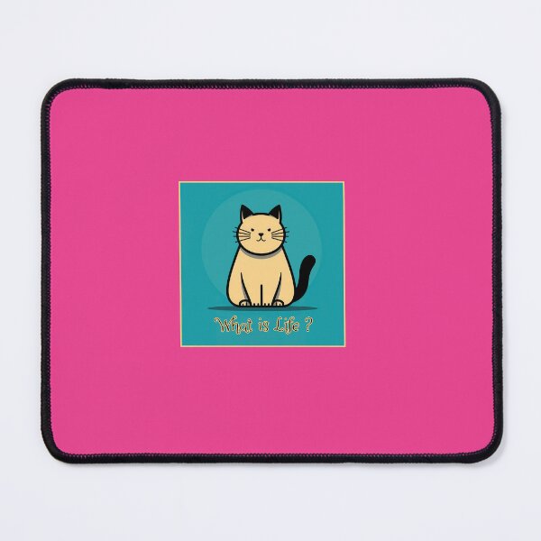 Item preview, Philosophical Cat Asks What Is Life designed and sold by ProQ Creative Prints.