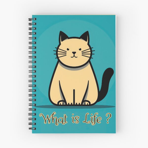 Item preview, Philosophical Cat Asks What Is Life designed and sold by ProQ Creative Prints.