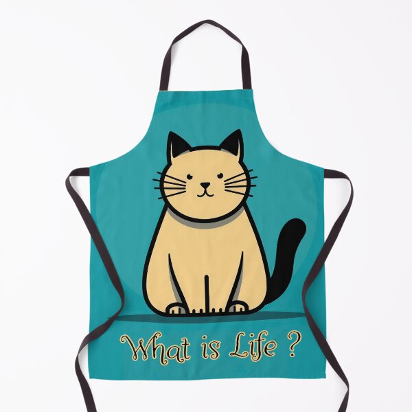 Item preview, Philosophical Cat Asks What Is Life designed and sold by ProQ Creative Prints.