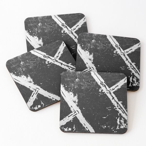 Item preview, XX95 // DISTRESS SIGNAL – Industrial Scars Urban Artifact Series – Black Grunge Brushstroke designed and sold by WheresMyMojo.