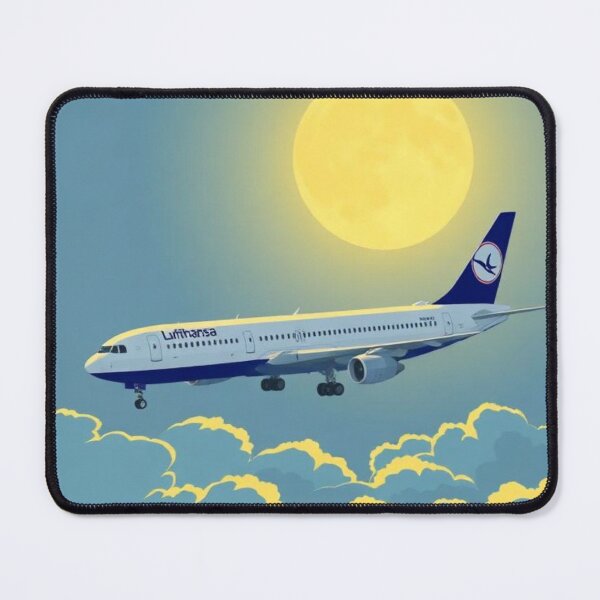 Item preview, Lufthansa Airbus flying designed and sold by HerrArqan ⭐️⭐️⭐️⭐️.