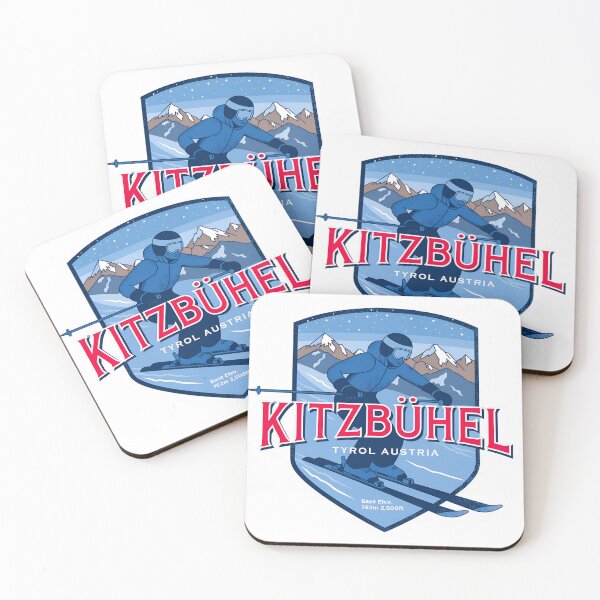 Item preview, Kitzbühel Skiing Shield Emblem – Vintage Tyrol Austria Mountain Design designed and sold by VividOrganica.
