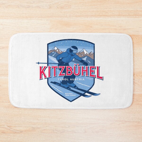 Item preview, Kitzbühel Skiing Shield Emblem – Vintage Tyrol Austria Mountain Design designed and sold by VividOrganica.