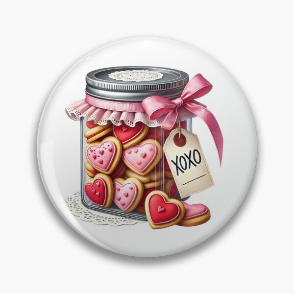 Item preview, Cute Lovely Valentine Cookies - Sweet Heart Baking Illustration designed and sold by FuzionRaptor.