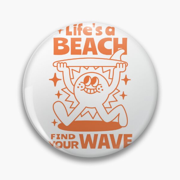 Item preview, Life's a beach, find your wave. designed and sold by monkik.