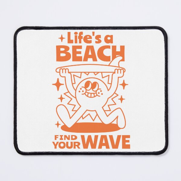 Item preview, Life's a beach, find your wave. designed and sold by monkik.