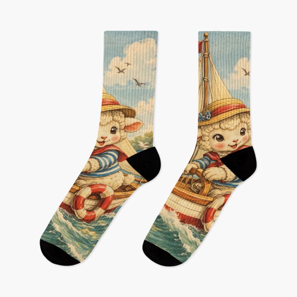 Item preview, Go sailing, little sheep designed and sold by Mauswohn.