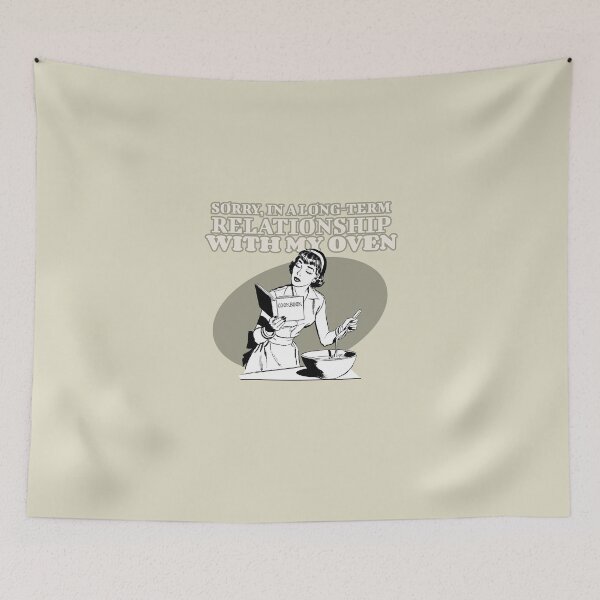 Item preview, IN A LONG TERM RELATIONSHIP WITH MY OVEN Retro designed and sold by JusTiceT-shirts.