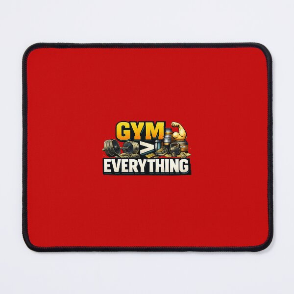 Item preview, GYM > EVERYTHING” – Funny Gym Addict Priorities T-Shirt designed and sold by Born To Be Fit.