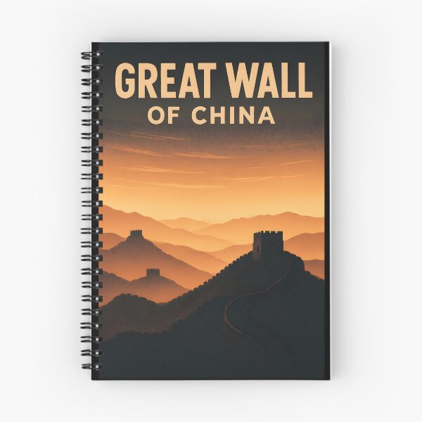 Item preview, Great Wall Sunset Poster - Mutianyu Silhouette Epic Gradient designed and sold by Cosmopolis.