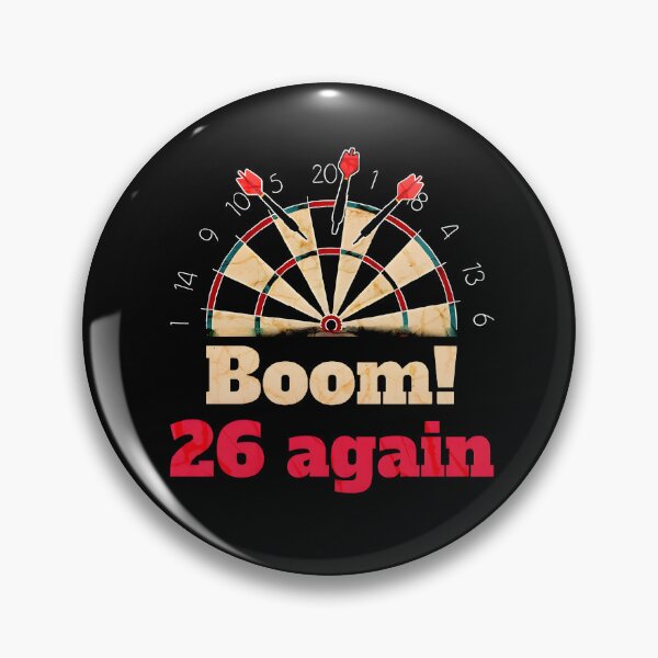Artikelvorschau, Boom. 26 again. – Funny Darts Throw entworfen und verkauft von TheØche.