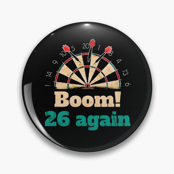 Artikelvorschau, Boom. 26 again. – Funny Darts Throw entworfen und verkauft von TheØche.
