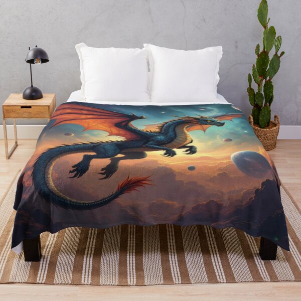 Item preview, Cosmic Dragon Flight – Fantasy meets Outer Space with Nebula Glow and Galactic Energy designed and sold by FotoworldEdel.
