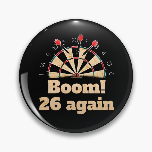 Artikelvorschau, Boom. 26 again. – Funny Darts Throw entworfen und verkauft von TheØche.