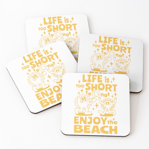 Item preview, Life's too short to not enjoy the beach. designed and sold by monkik.