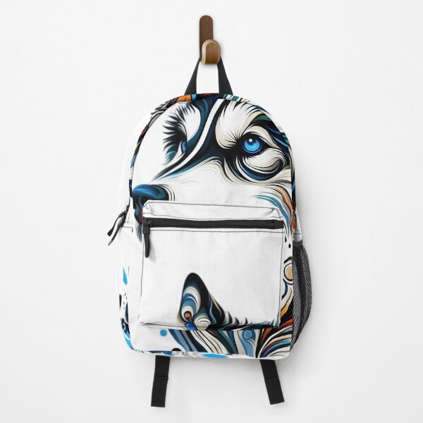 Item preview, Abstract Colorful Wolf Art – Modern Tribal Animal Illustration designed and sold by Graffiti Magic.