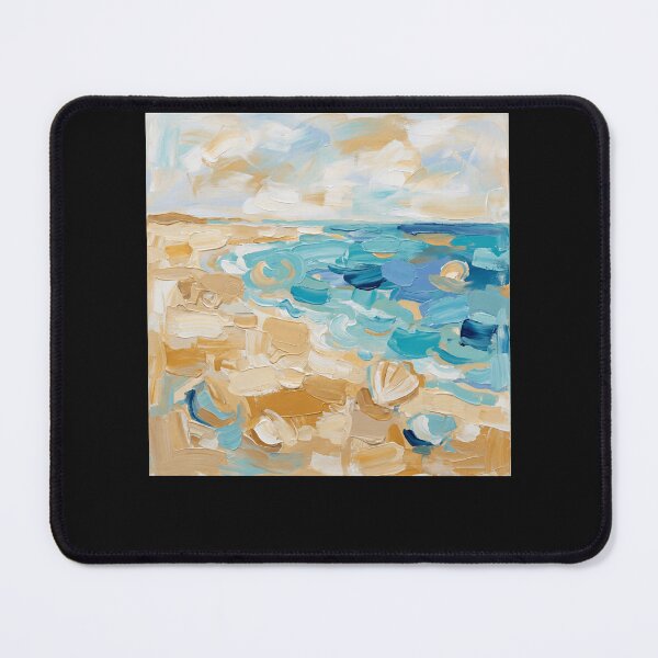 Item preview, Abstract Blue Ocean Beach Waves Seascape designed and sold by clothesy7.