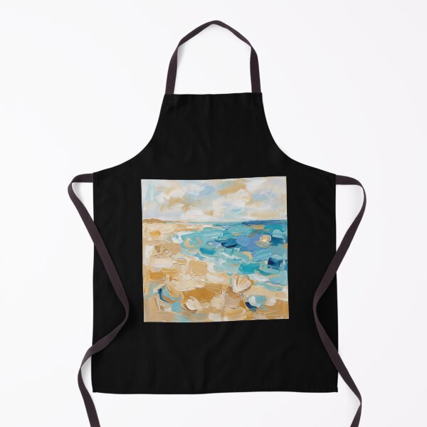 Item preview, Abstract Blue Ocean Beach Waves Seascape designed and sold by clothesy7.