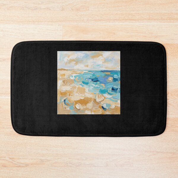 Item preview, Abstract Blue Ocean Beach Waves Seascape designed and sold by clothesy7.