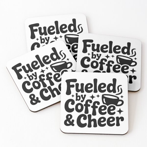 Item preview, Fueled By Coffee And Cheer designed and sold by FloraliteCo.