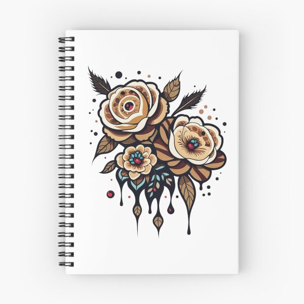 Item preview, Graphic Floral Ink Drip designed and sold by WhereHopeBlooms.