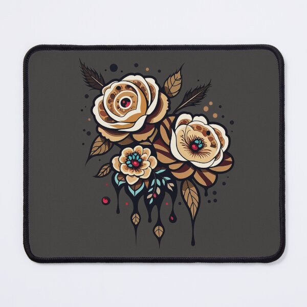 Item preview, Graphic Floral Ink Drip designed and sold by WhereHopeBlooms.