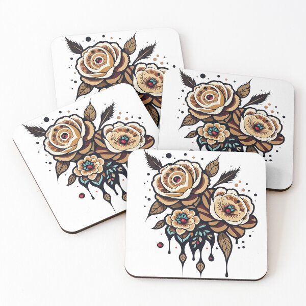 Item preview, Graphic Floral Ink Drip designed and sold by WhereHopeBlooms.