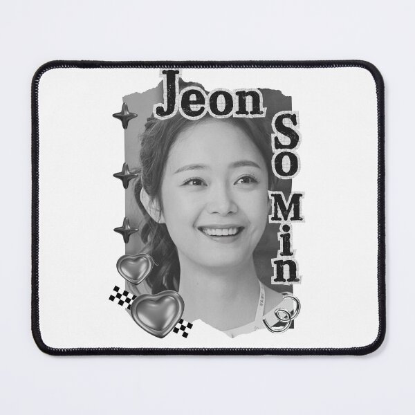 Item preview, Jeon So-min (전소민) Korean actress South Korean celebrity K-drama star Korean film n Black and White Collage Digital Art Portrait designed and sold by AJUNICE STUDIO.