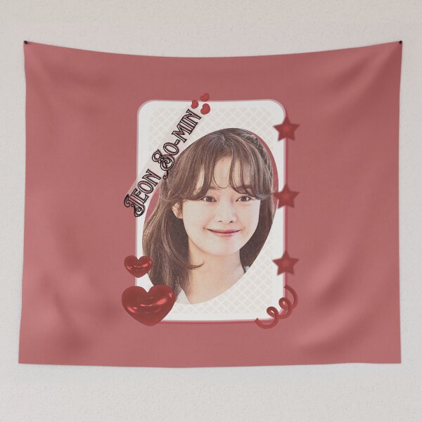 Item preview, Jeon So-min (전소민) Korean actress South Korean celebrity K-drama star Korean film  illustration Red Aesthetic Collage Design designed and sold by AJUNICE STUDIO.