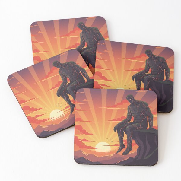 Item preview, The Last Light of the Titan – Epic Mythical Poster Art designed and sold by Cyntriax.