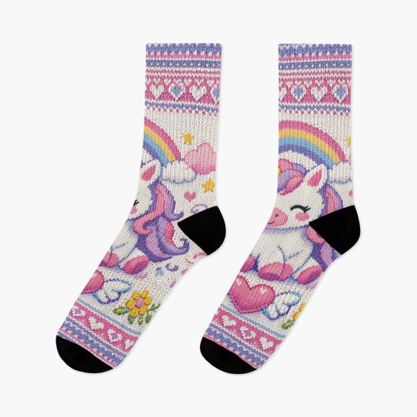 Item preview, Cute unicorn knitting pattern designed and sold by Mauswohn.