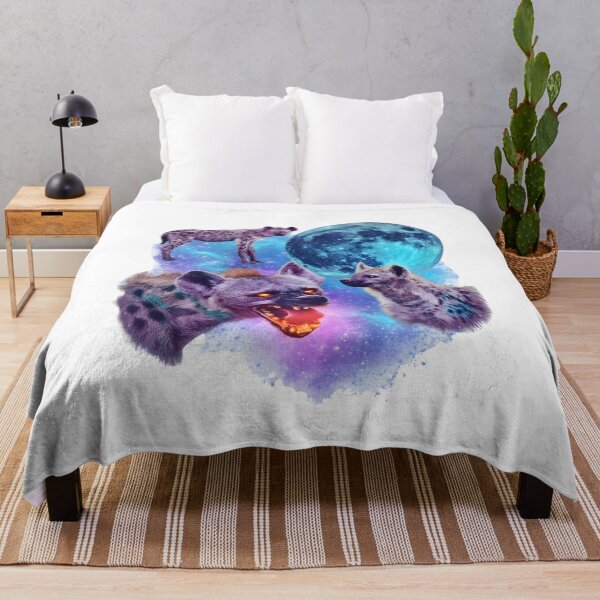 Item preview, Three Spotted Hyena Retro Graphic, Vintage Hyena Moon, Funny Nature Top, Wildlife Gift for Him Her designed and sold by DesignDenDo ⭐⭐⭐⭐⭐.
