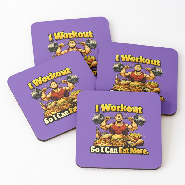 Item preview, I Workout So I Can Eat More” – Funny Gym & Food Lover T-Shirt designed and sold by Born To Be Fit.