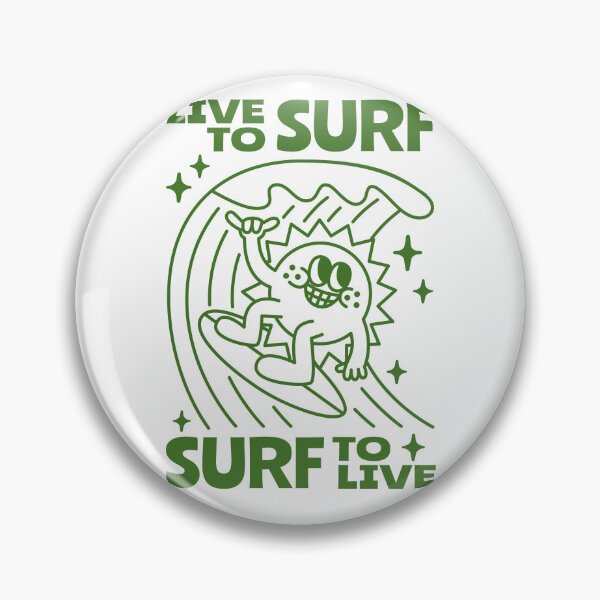 Item preview, Live to surf, surf to live. designed and sold by monkik.
