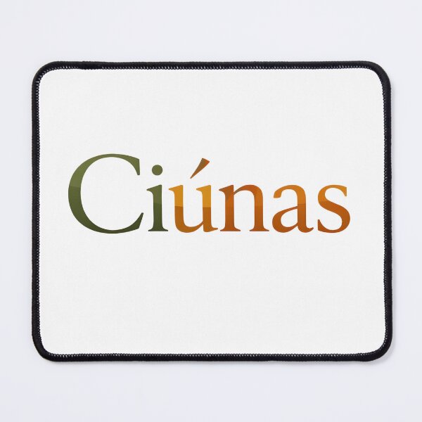 Item preview, Ciúnas — Irish Word for Silence | Minimal Gaelic Typography designed and sold by bazstees54.