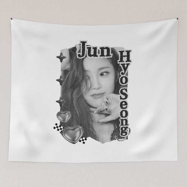 Item preview, Jun Hyo-seong (전효성) Korean actress South Korean celebrity K-drama star Korean film n Black and White Collage Digital Art Portrait designed and sold by AJUNICE STUDIO.
